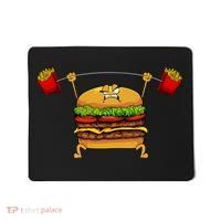 Best Hamburger Art Cheeseburger Fast Food Lovers Mousepad thumb 0