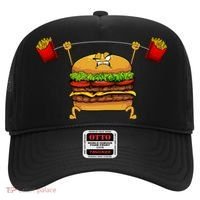 Best Hamburger Art Cheeseburger Fast Food Lovers Hat thumb 0