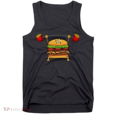 Best Hamburger Art Cheeseburger Fast Food Lovers Tank Top