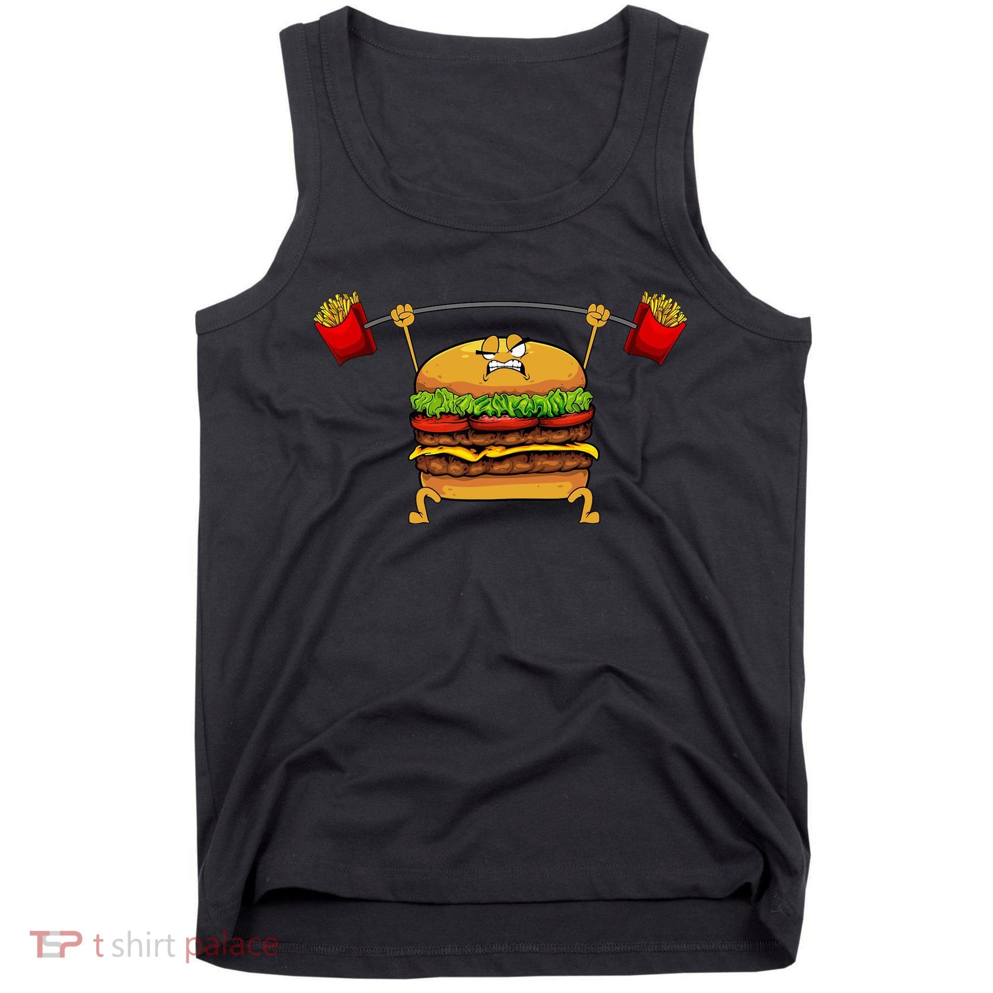 Best Hamburger Art Cheeseburger Fast Food Lovers Tank Top