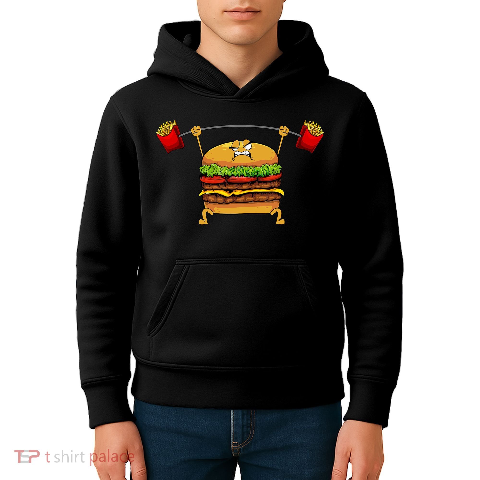 Best Hamburger Art Cheeseburger Fast Food Lovers Kids Hoodie