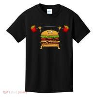 Best Hamburger Art Cheeseburger Fast Food Lovers Kids T-Shirt thumb 0