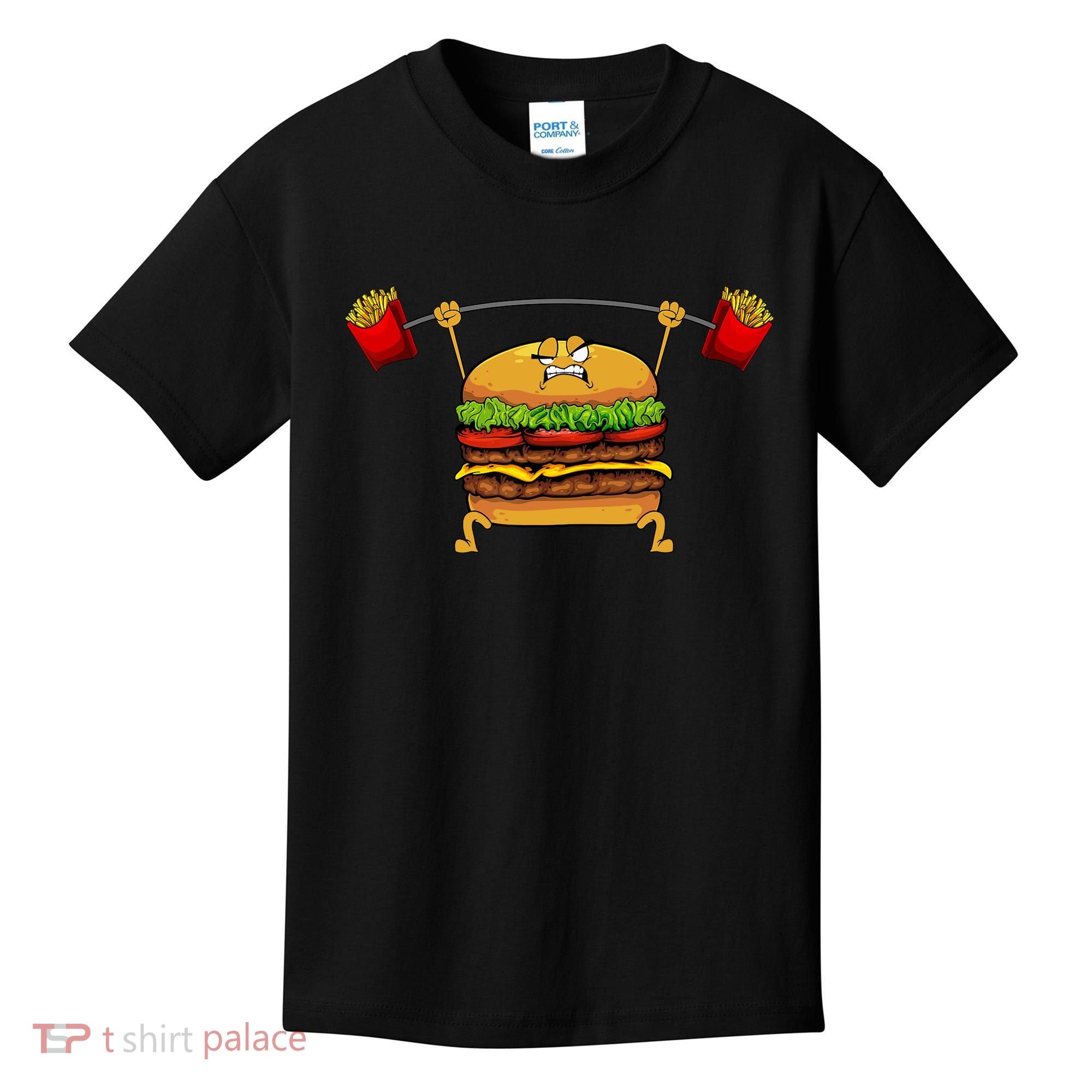 Best Hamburger Art Cheeseburger Fast Food Lovers Kids T-Shirt