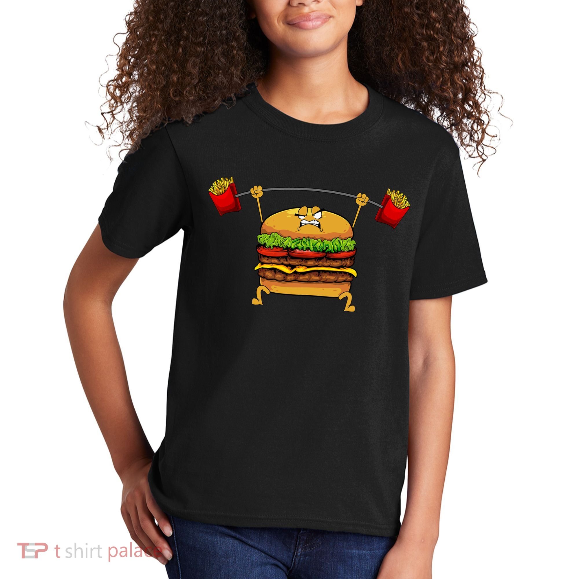Best Hamburger Art Cheeseburger Fast Food Lovers Kids T-Shirt