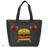 Best Hamburger Art Cheeseburger Fast Food Lovers Tote Bag thumb 0