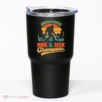 Bigfoot Hide and Seek Champ Sasquatch Hiding Champion Retro Tumbler thumb 0