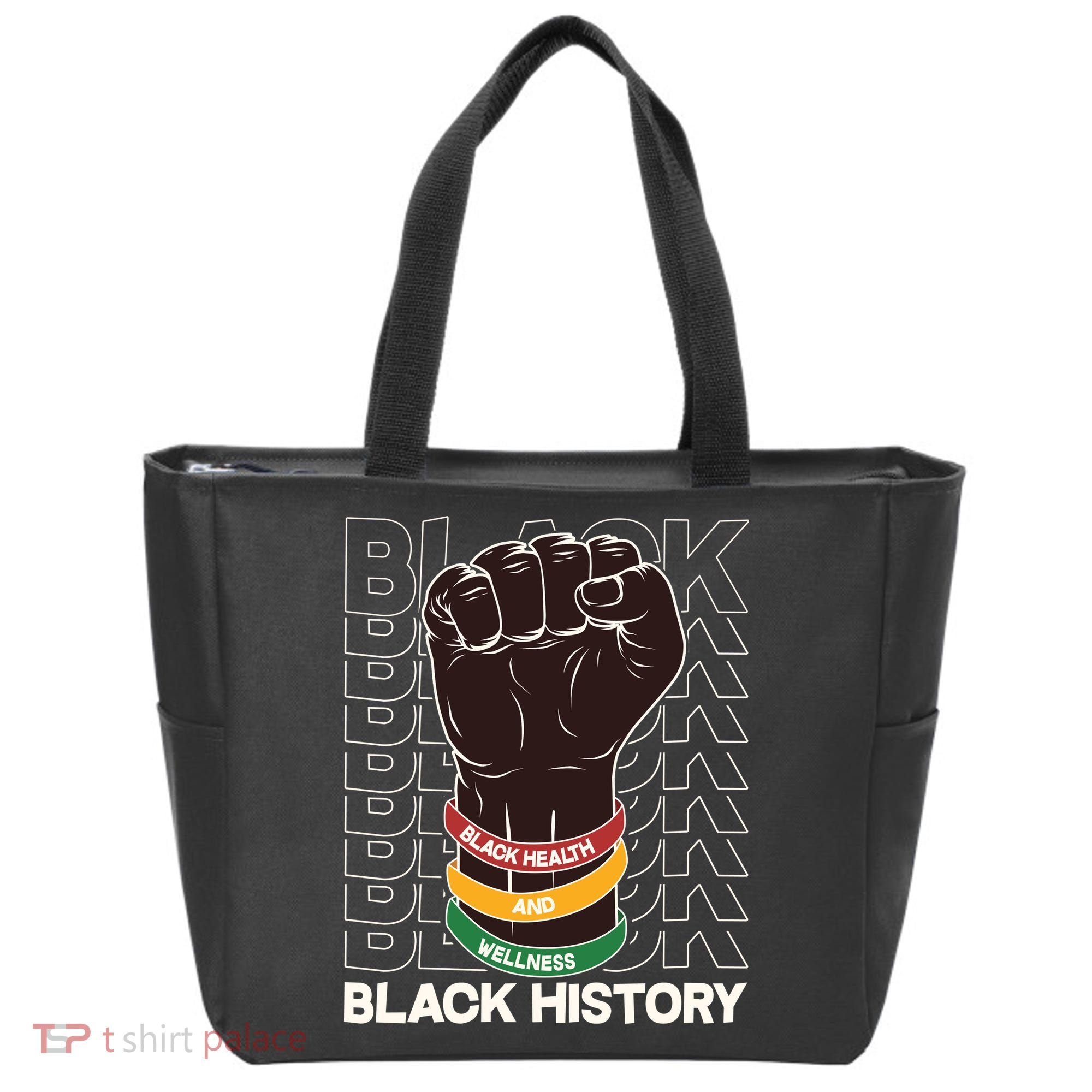Black Health And Wellness Black History Tote Bag