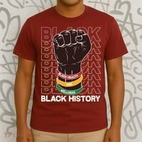 Black Health And Wellness Black History T-Shirt thumb 3