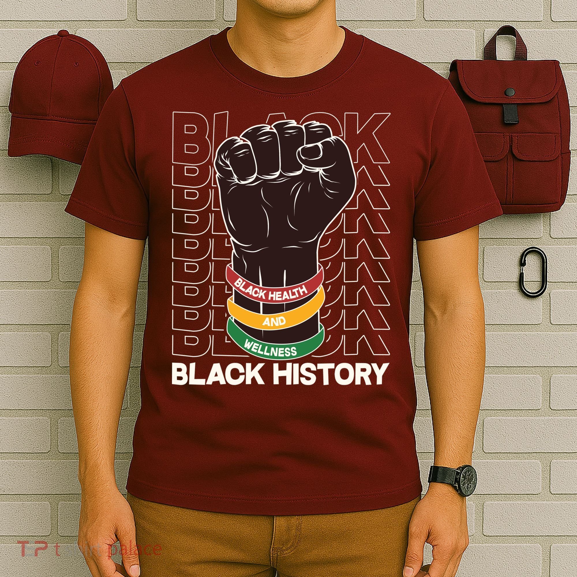 Black Health And Wellness Black History T-Shirt