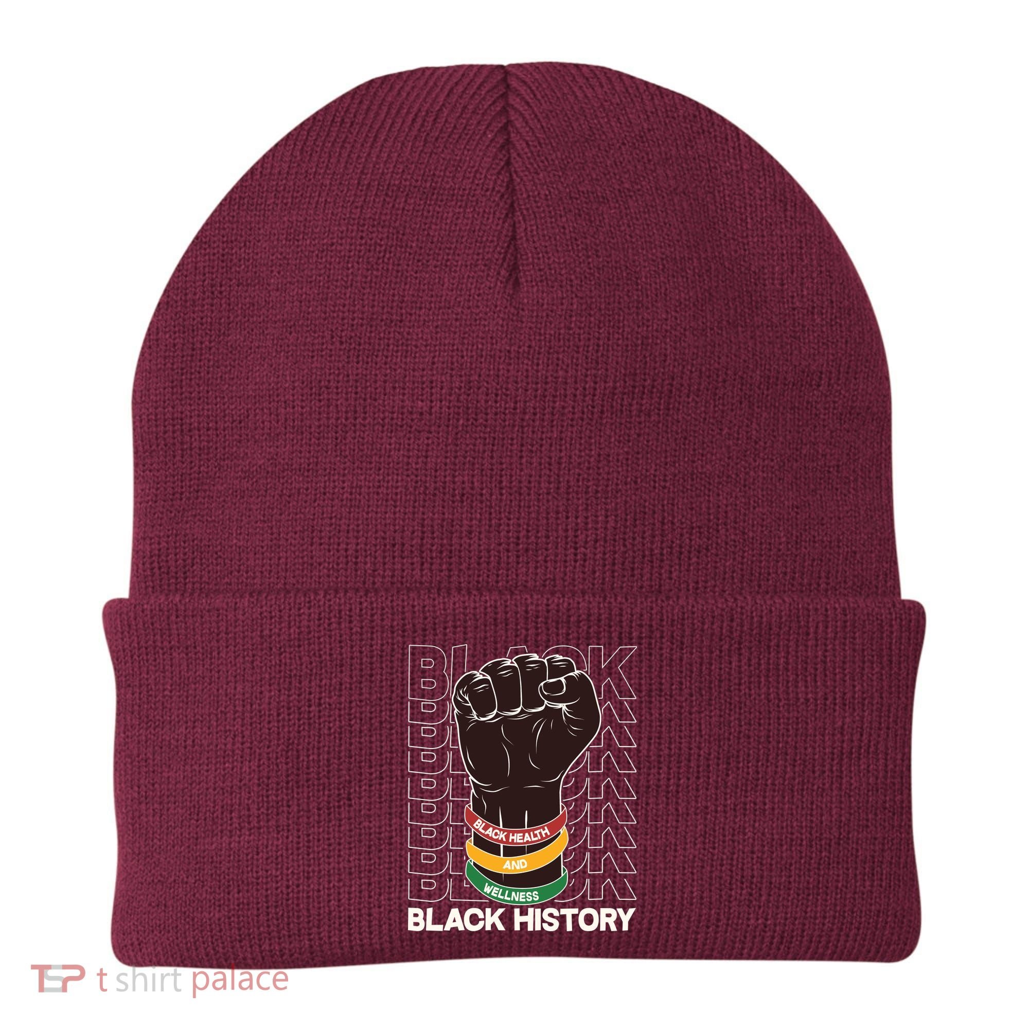 Black Health And Wellness Black History Beanie