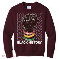 Black Health And Wellness Black History Kids Sweatshirt thumb 0