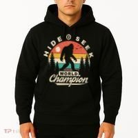 Bigfoot Hide And Seek World Champion Sasquatch Hoodie thumb 2