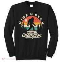 Bigfoot Hide And Seek World Champion Sasquatch Sweatshirt thumb 0