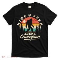 Bigfoot Hide And Seek World Champion Sasquatch T-Shirt thumb 0