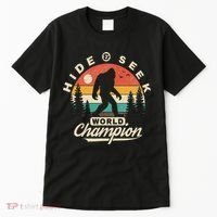 Bigfoot Hide And Seek World Champion Sasquatch Tall T-Shirt thumb 0