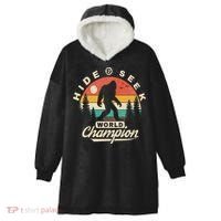 Bigfoot Hide And Seek World Champion Sasquatch Hooded Wearable Blanket thumb 0