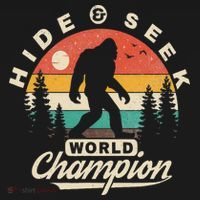 Bigfoot Hide And Seek World Champion Sasquatch Women's Hoodie thumb 2