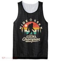 Bigfoot Hide And Seek World Champion Sasquatch Mesh Reversible Basketball Jersey Tank thumb 0