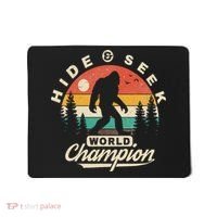 Bigfoot Hide And Seek World Champion Sasquatch Mousepad thumb 0