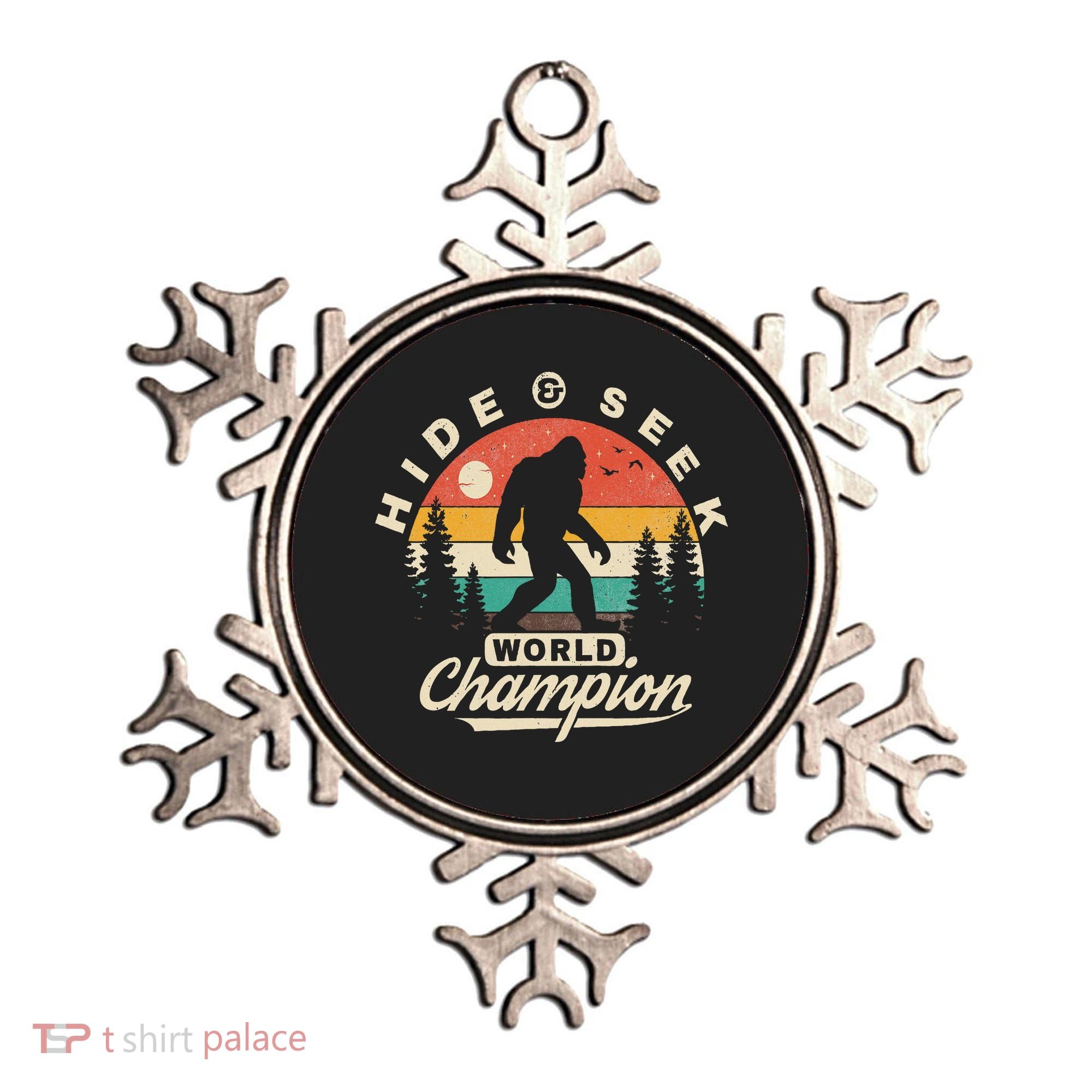 Bigfoot Hide And Seek World Champion Sasquatch Ornament