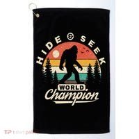 Bigfoot Hide And Seek World Champion Sasquatch Golf Towel thumb 0