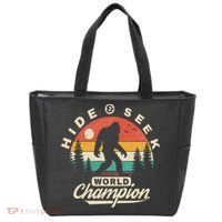 Bigfoot Hide And Seek World Champion Sasquatch Tote Bag thumb 0