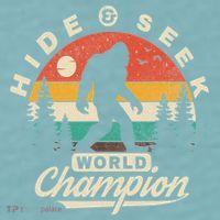 Bigfoot Hide And Seek World Champion Sasquatch Sueded Cloud Jersey T-Shirt thumb 2