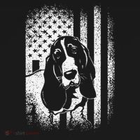 Basset Hound American Flag Dog Dad Dog Mom Lover Women's Tank Top thumb 5