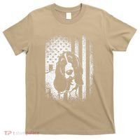 Basset Hound American Flag Dog Dad Dog Mom Lover T-Shirt thumb 0