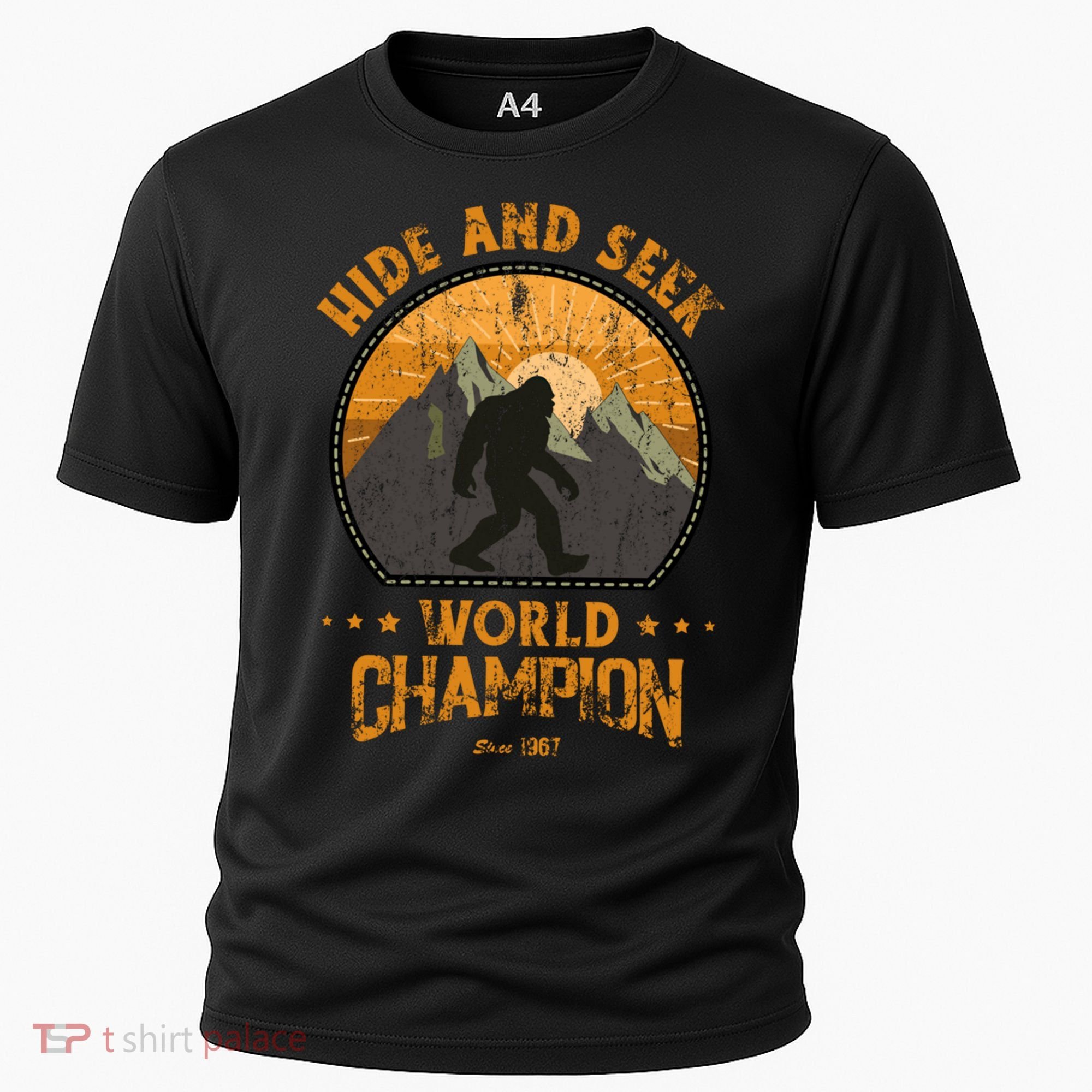 Bigfoogift Hide And Seek Bigfoot Hide And Seek Champion Cool Gift Cooling Performance Crew T-Shirt
