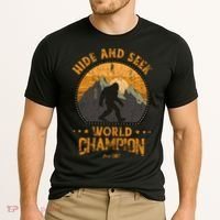 Bigfoogift Hide And Seek Bigfoot Hide And Seek Champion Cool Gift Cooling Performance Crew T-Shirt thumb 2