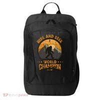Bigfoogift Hide And Seek Bigfoot Hide And Seek Champion Cool Gift City Backpack thumb 0
