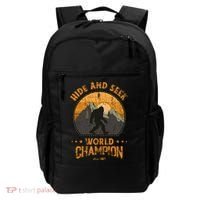 Bigfoogift Hide And Seek Bigfoot Hide And Seek Champion Cool Gift Backpack thumb 0