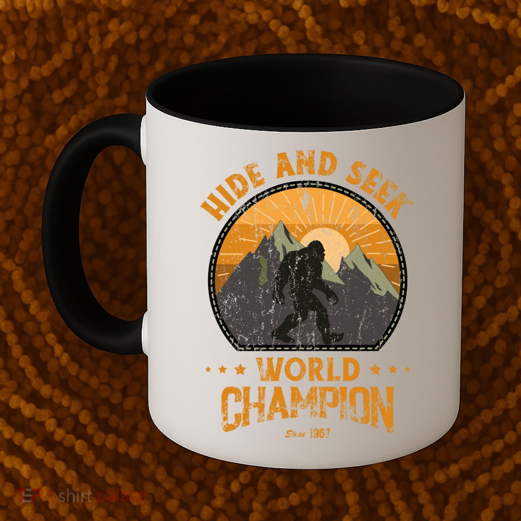 Bigfoogift Hide And Seek Bigfoot Hide And Seek Champion Cool Gift Coffee Mug