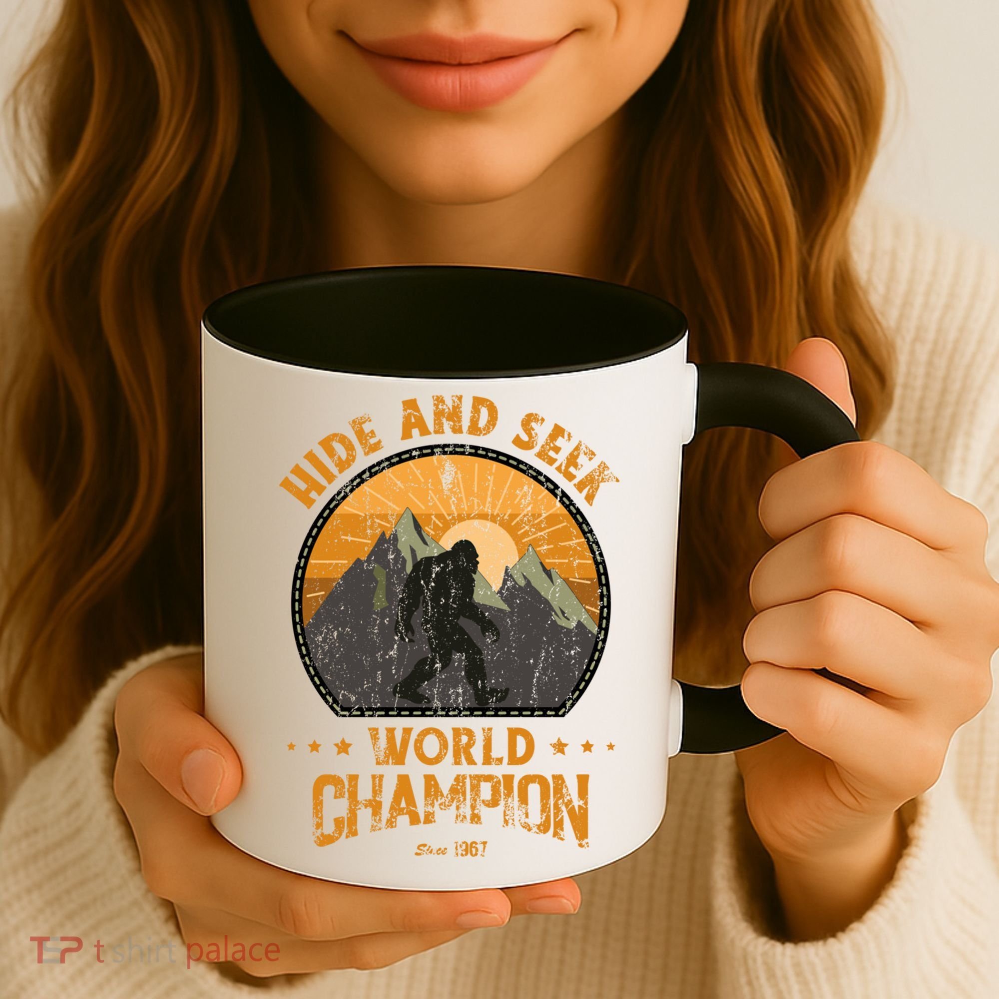 Bigfoogift Hide And Seek Bigfoot Hide And Seek Champion Cool Gift Coffee Mug