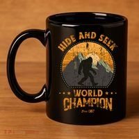 Bigfoogift Hide And Seek Bigfoot Hide And Seek Champion Cool Gift 11oz C Handle Ceramic Mug thumb 4