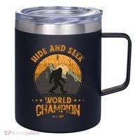 Bigfoogift Hide And Seek Bigfoot Hide And Seek Champion Cool Gift 12oz Stainless Steel Coffee Mug thumb 0