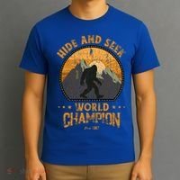 Bigfoogift Hide And Seek Bigfoot Hide And Seek Champion Cool Gift T-Shirt thumb 3