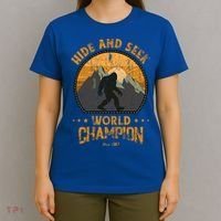 Bigfoogift Hide And Seek Bigfoot Hide And Seek Champion Cool Gift T-Shirt thumb 4