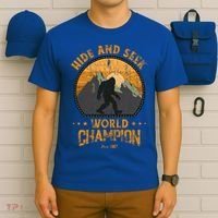 Bigfoogift Hide And Seek Bigfoot Hide And Seek Champion Cool Gift T-Shirt thumb 6