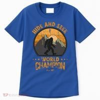 Bigfoogift Hide And Seek Bigfoot Hide And Seek Champion Cool Gift Tall T-Shirt thumb 0