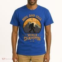 Bigfoogift Hide And Seek Bigfoot Hide And Seek Champion Cool Gift Tall T-Shirt thumb 2