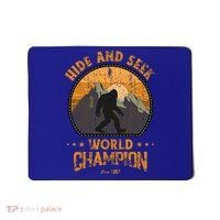 Bigfoogift Hide And Seek Bigfoot Hide And Seek Champion Cool Gift Mousepad thumb 0