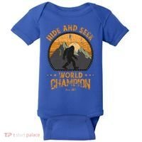 Bigfoogift Hide And Seek Bigfoot Hide And Seek Champion Cool Gift Baby Bodysuit thumb 0