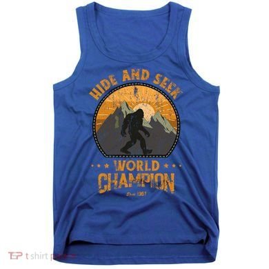 Bigfoogift Hide And Seek Bigfoot Hide And Seek Champion Cool Gift Tank Top