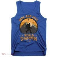 Bigfoogift Hide And Seek Bigfoot Hide And Seek Champion Cool Gift Tank Top thumb 0