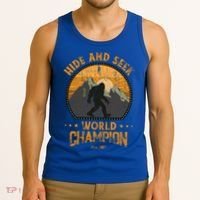 Bigfoogift Hide And Seek Bigfoot Hide And Seek Champion Cool Gift Tank Top thumb 3