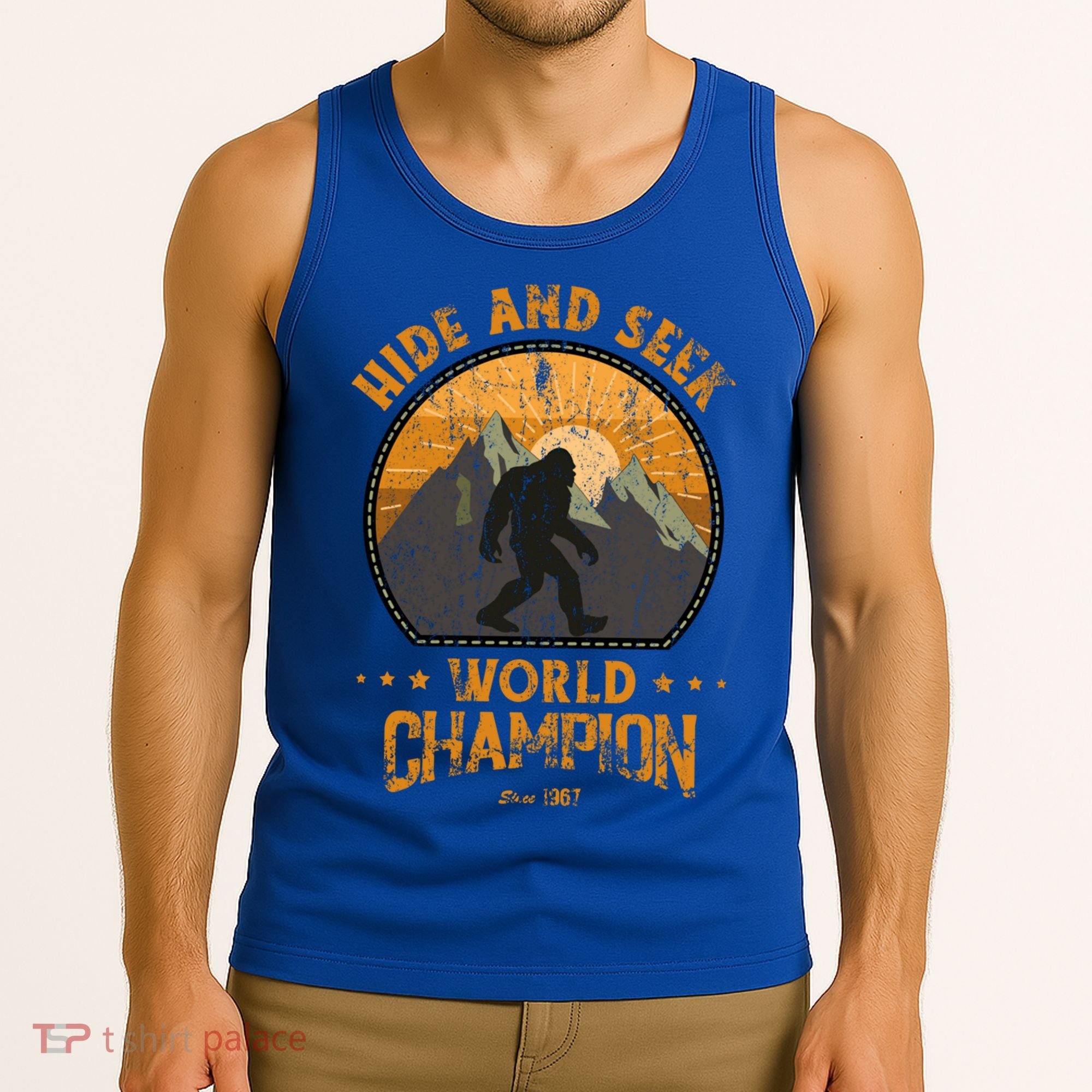 Bigfoogift Hide And Seek Bigfoot Hide And Seek Champion Cool Gift Tank Top