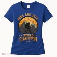 Bigfoogift Hide And Seek Bigfoot Hide And Seek Champion Cool Gift Women's T-Shirt thumb 0