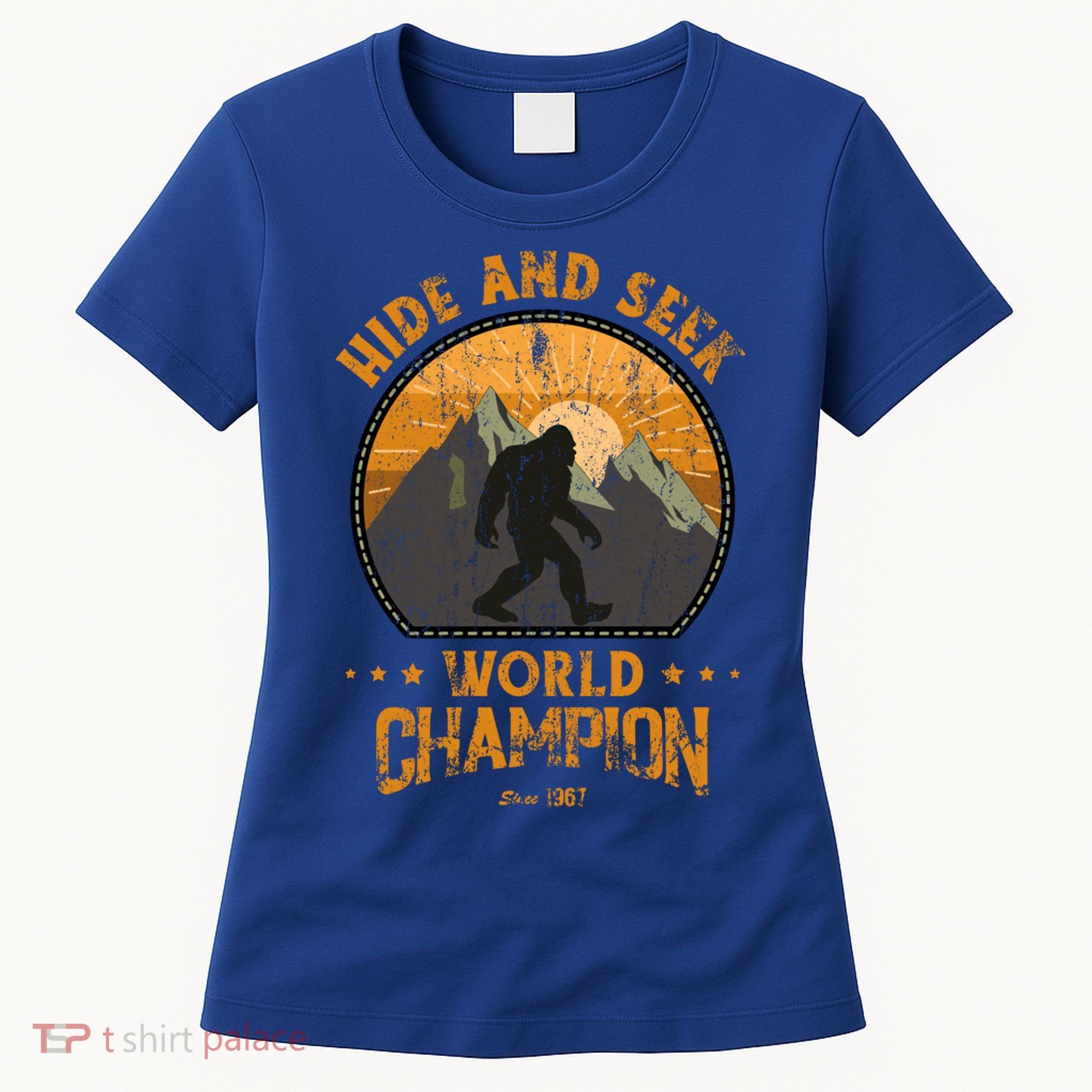 Bigfoogift Hide And Seek Bigfoot Hide And Seek Champion Cool Gift Women's T-Shirt